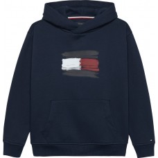 TOMMY HILFIGER μπλούζα φούτερ παιδικό KB0KB10112-C1G μπλε